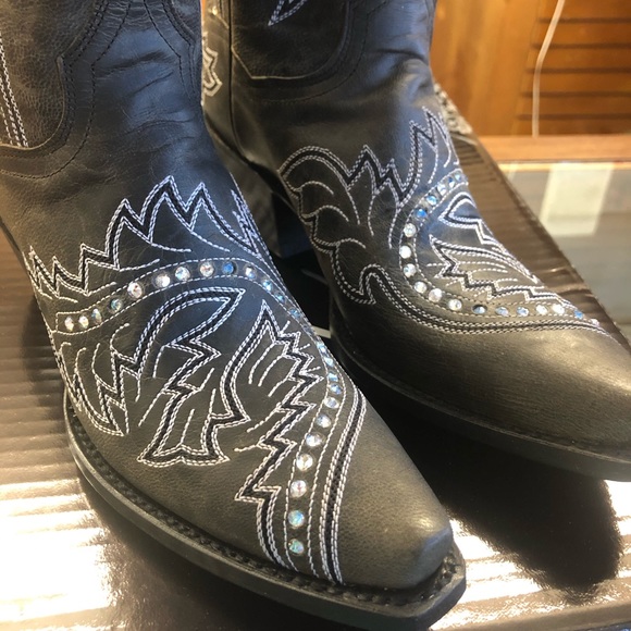 Dan post ladies custom boots black stones NWT - Picture 2 of 9